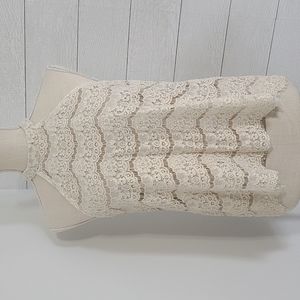 Lace halter neck top